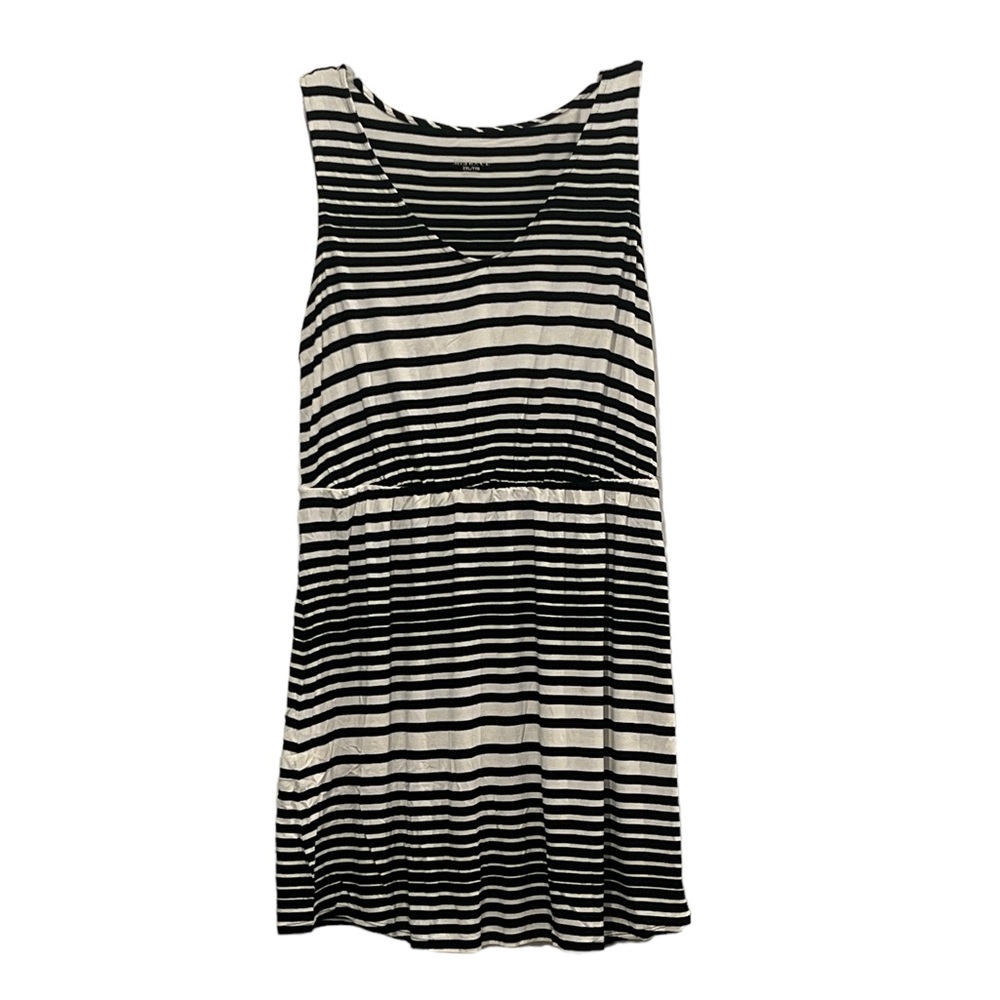 Merona Women’s Black & White Tank Dress Sz XXL